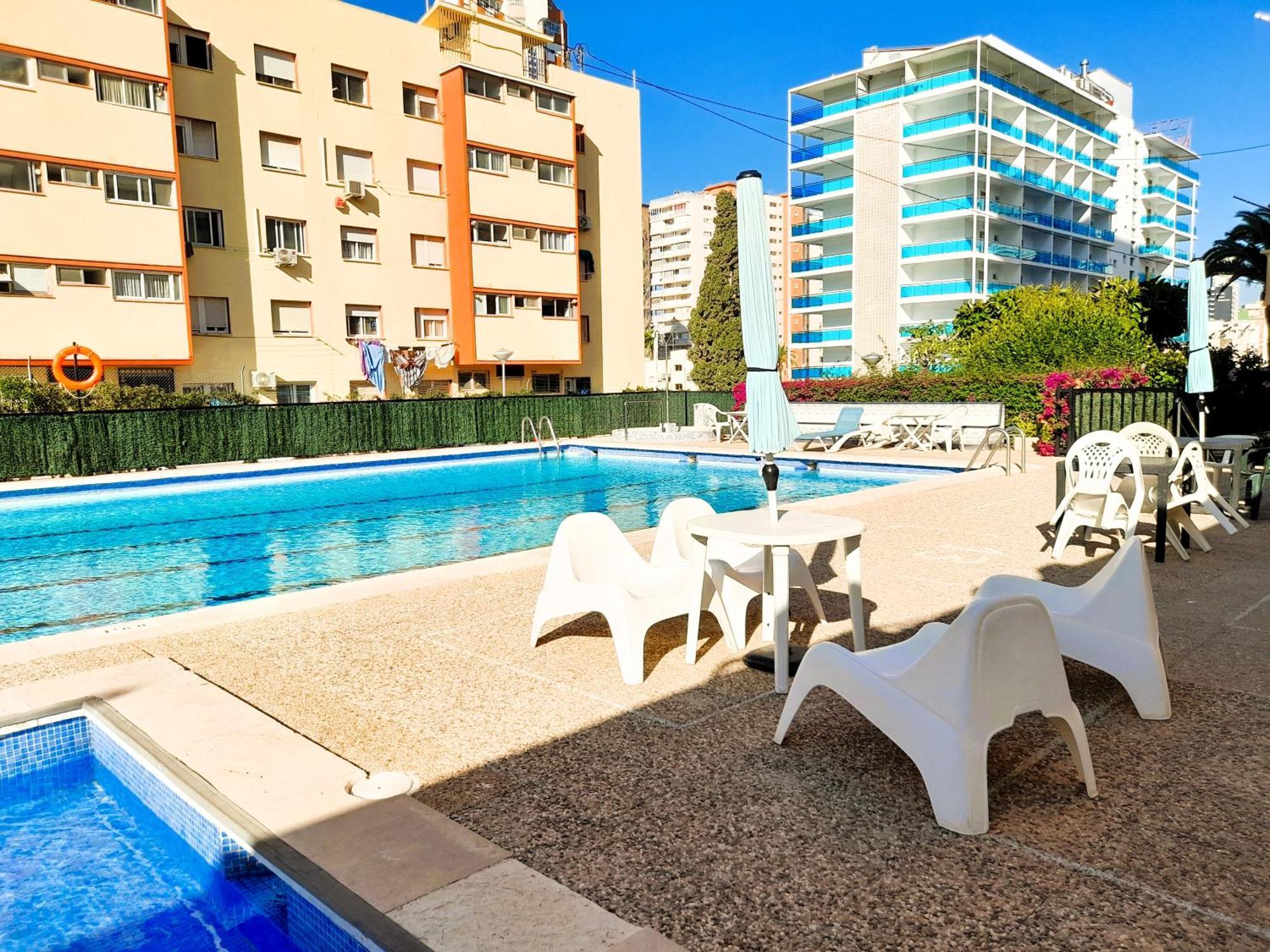 Apartment Sea View II In Rincon De Loix -Free Parking, Wi-Fi, Pool, New Air Conditioning Benidorm Exterior photo